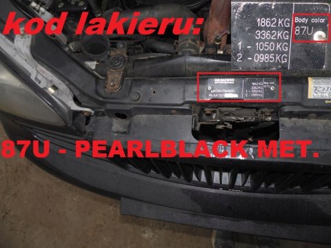 ZAWIAS DRZWI LEWY PRZÓD GÓRA DAEWOO TACUMA I U100