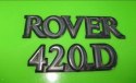 LOGO ZNACZEK EMBLEMAT NAPIS ROVER 420 MK2 HB 95-99