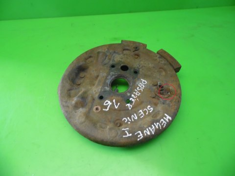 TARCZA KOTWICZNA TYŁ PRAWA RENAULT SCENIC I 1.6 8V