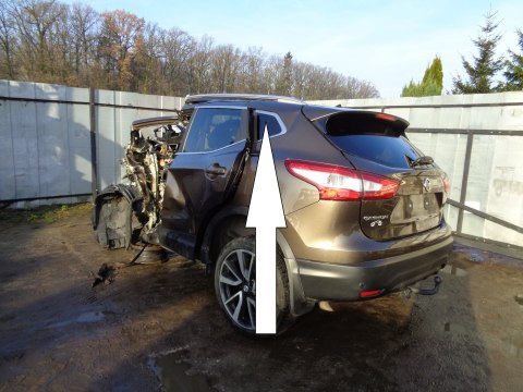 SZYBA KAROSERYJNA LEWA TYŁ NISSAN QASHQAI II J11