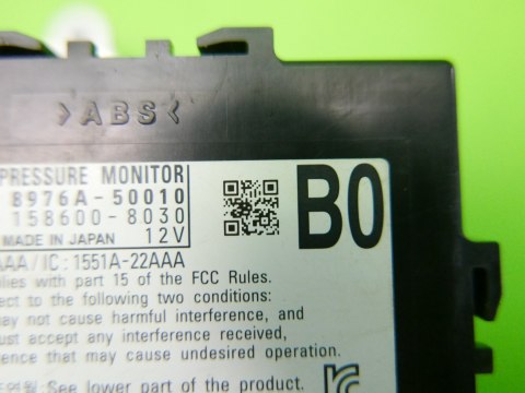 MODUŁ CIŚNIENIA OPON LEXUS LS460L 4.6 V6 12-17