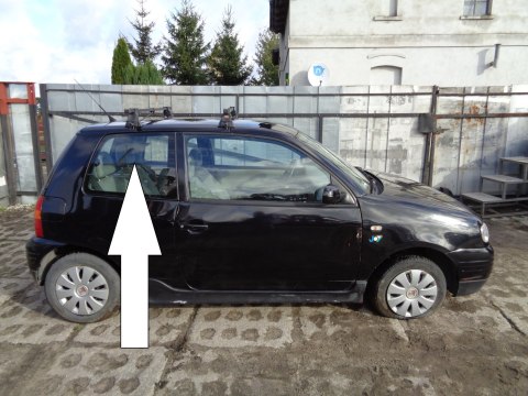 SZYBA KAROSERYJNA PRAWA TYŁ SEAT AROSA I 6H UCHYLN