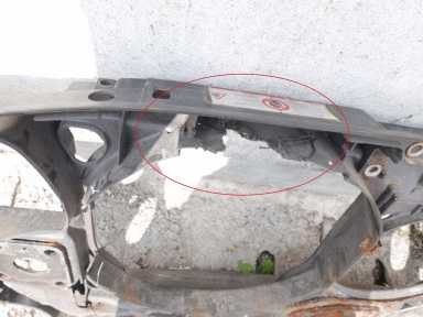 PAS PRZEDNI WZMOCNIENIE CZOŁOWE AUDI A4 B5 2.8 V6 PAS PRZEDNI WZMOCNIENIE CZOŁOWE AUDI A4 B5 2.8 V6