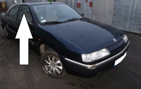 SZYBA DRZWIOWA PRAWA PRZÓD CITROEN XANTIA I HB 5D