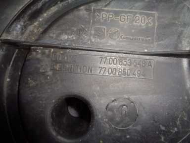 OBUDOWA FILTRA POWIETRZA RENAULT MEGANE I 1.4 8V OBUDOWA FILTRA POWIETRZA RENAULT MEGANE I 1.4 8V