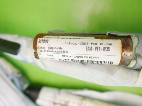 Kurtyna powietrzna airbag prawa OPEL ZAFIRA B II FL 08-14 Kurtyna powietrzna airbag prawa OPEL ZAFIRA B II FL 08-14