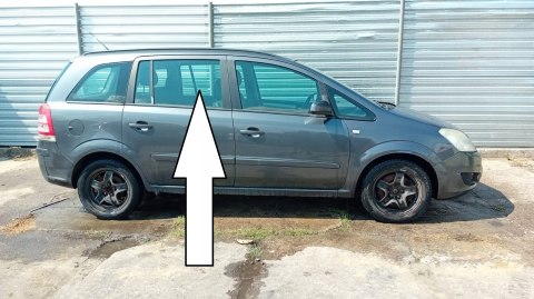 Szyba drzwiowa prawa tył duża OPEL ZAFIRA B II FL 08-14 Szyba drzwiowa prawa tył duża OPEL ZAFIRA B II FL 08-14