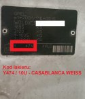 MASKA POKRYWA SILNIKA Y474 OPEL MERIVA A I 03-05