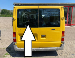 Szyba lewa tył drzwi skrzydłowych FORD TRANSIT MK6 00-06