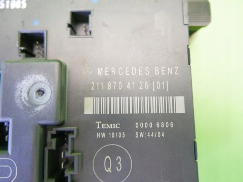 MODUŁ DRZWI PRAWY TYŁ MERCEDES W211 E280 02-06 MODUŁ DRZWI PRAWY TYŁ MERCEDES W211 E280 02-06
