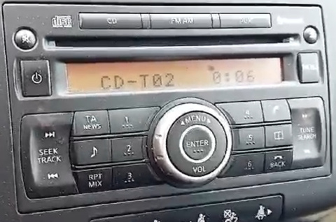 Radio Clarion PN-3001F-A NISSAN QASHQAI I J10 06-09