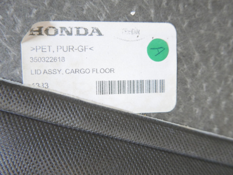 Dywan wykładzina podłoga bagażnika HONDA CIVIC X FK6 HB 5D 15-19 Dywan wykładzina podłoga bagażnika HONDA CIVIC X FK6 HB 5D 15-19