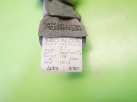 Pas bezpieczeństwa prawy tył HONDA CRV CR-V I RD1 95-99 Pas bezpieczeństwa prawy tył HONDA CRV CR-V I RD1 95-99
