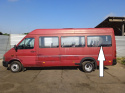Szyba karoseryjna lewa tył VW LT II LT46 L3H2 96-06