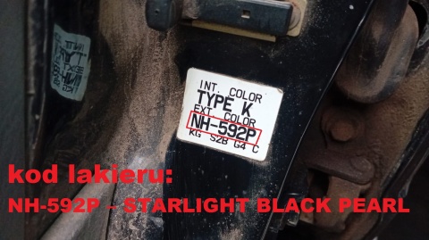 Mocowanie stelaż uchwyt koła zapasowego NH-592P HONDA CRV CR-V I RD1 95-99