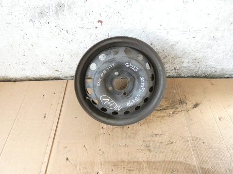 Felga stalowa 14 14X5 4X100 ET45 NISSAN MICRA K12 III 03-05 Felga stalowa 14 14X5 4X100 ET45 NISSAN MICRA K12 III 03-05