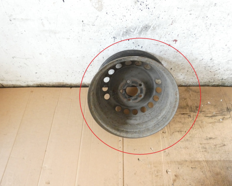 Felga stalowa 15 15X6,5 5X110 ET35 OPEL MERIVA A I Felga stalowa 15 15X6,5 5X110 ET35 OPEL MERIVA A I