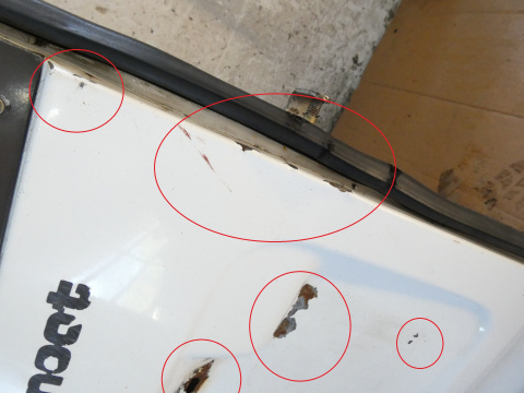 Drzwi skrzydłowe lewe tył 3G FORD TRANSIT CONNECT MK1 FL 09-13 Drzwi skrzydłowe lewe tył 3G FORD TRANSIT CONNECT MK1 FL 09-13