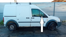 Szyba drzwiowa prawa przód mała FORD TRANSIT CONNECT MK1 FL 09-13