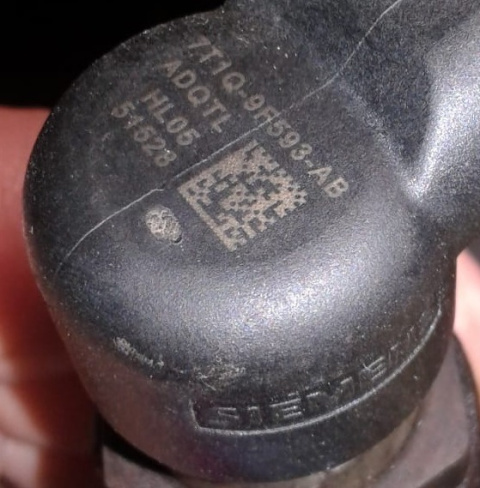 Wtrysk wtryskiwacz 7T1Q9F593AB FORD TRANSIT CONNECT MK1 1.8 TDCI Wtrysk wtryskiwacz 7T1Q9F593AB FORD TRANSIT CONNECT MK1 1.8 TDCI