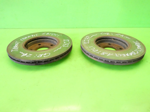 Tarcze hamulcowe przód 277mm FORD TRANSIT CONNECT MK1 FL 1.8 TDCI Tarcze hamulcowe przód 277mm FORD TRANSIT CONNECT MK1 FL 1.8 TDCI
