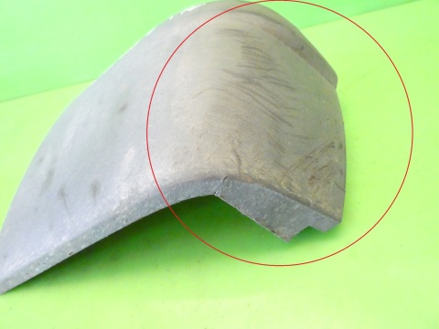 Zderzak narożnik lewy tył FORD TRANSIT CONNECT MK1 FL 09-13