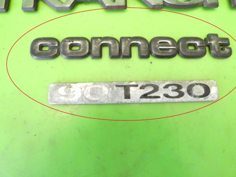 Logo znaczek emblemat tył 90 t230 FORD TRANSIT CONNECT MK1 FL 09-13