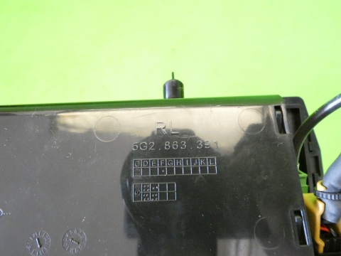 Dekor schowek deski gniazdo media in UK VW GOLF VII GTI 12-16