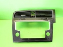 Dekor ramka radia deski kratki środek UK VW GOLF VII GTI 12-16