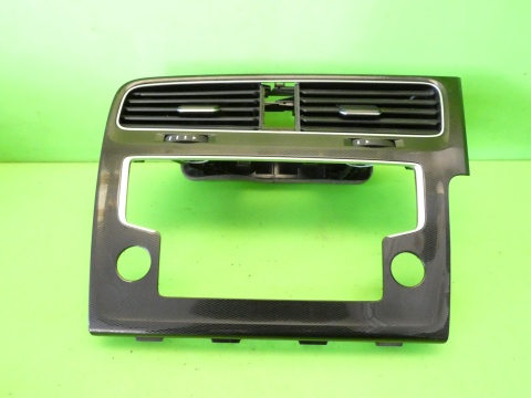 Dekor ramka radia deski kratki środek UK VW GOLF VII GTI 12-16