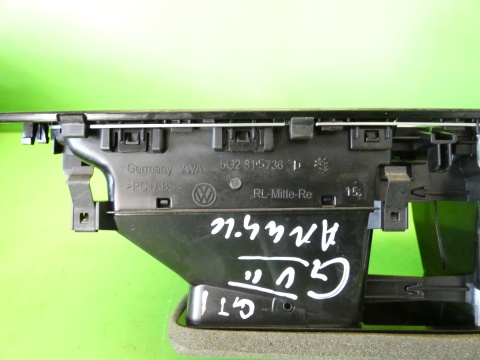 Dekor ramka radia deski kratki środek UK VW GOLF VII GTI 12-16