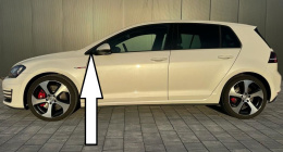 Szyba karoseryjna lewa przód VW GOLF VII GTI HB 5D 12-16
