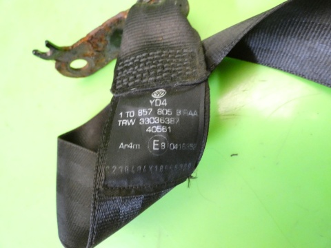 Pas bezpieczeństwa lewy tył 1T0857805B VW TOURAN I 1T 03-06