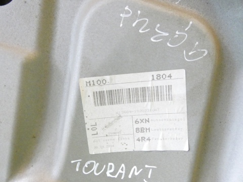 Mechanizm podnośnik szyby lewy przód 1T1837729AC VW TOURAN I 1T 03-06