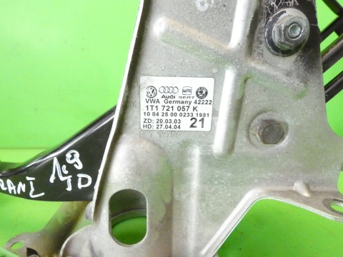Pedał hamulca 1T1721057K VW TOURAN I 1T 1.9 TDI 03-06