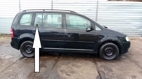 Szyba drzwiowa prawa tył mała VW TOURAN I 1T 03-06