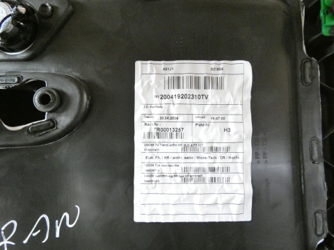 Tapicerka boczek prawy tył VW TOURAN I 1T 03-06