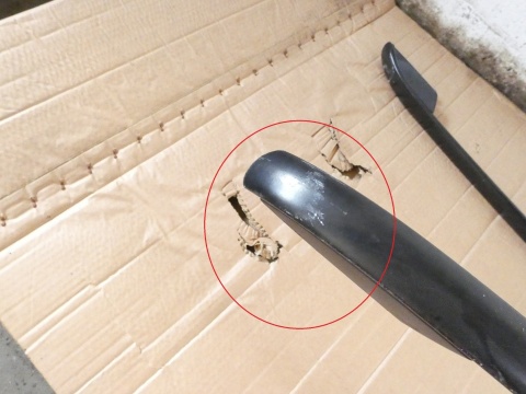 Relingi dachowe prawy + lewy VW TOURAN I 1T 03-06