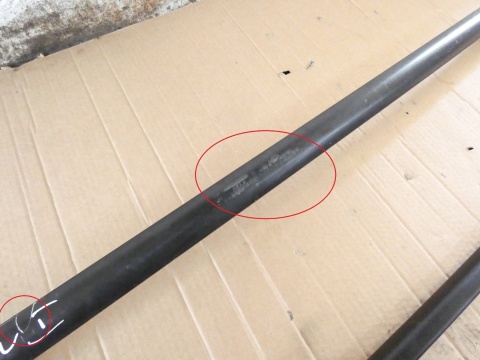 Relingi dachowe prawy + lewy VW TOURAN I 1T 03-06