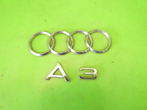 Logo znaczek emblemat oooo tył AUDI A3 8P 03-05