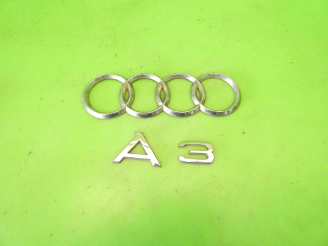 Logo znaczek emblemat oooo tył AUDI A3 8P 03-05