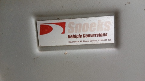 Zabudowa holenderska Snoeks ławka kanapa pasy grodź OPEL VIVARO A I 01-03