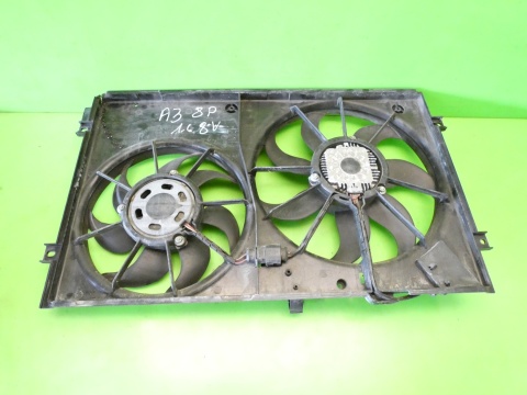 Wentylator chłodnicy wody 1K0121207T AUDI A3 8P 1.6 8V 03-05