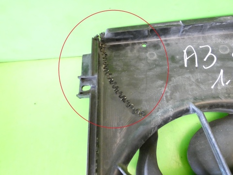 Wentylator chłodnicy wody 1K0121207T AUDI A3 8P 1.6 8V 03-05