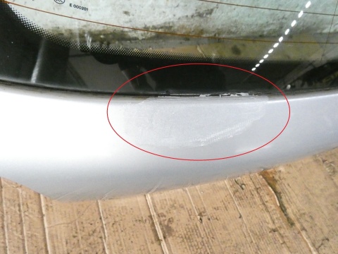 Klapa tył bagażnika LY7W + szyba tylna AUDI A3 8P HB 3D 03-05