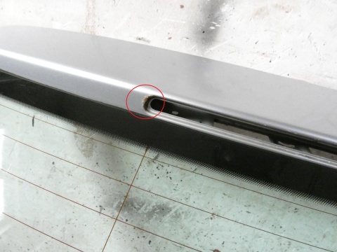 Klapa tył bagażnika LY7W + szyba tylna AUDI A3 8P HB 3D 03-05