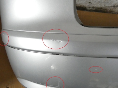 Zderzak tylny tył LY7W AUDI A3 8P HB 3D 03-05