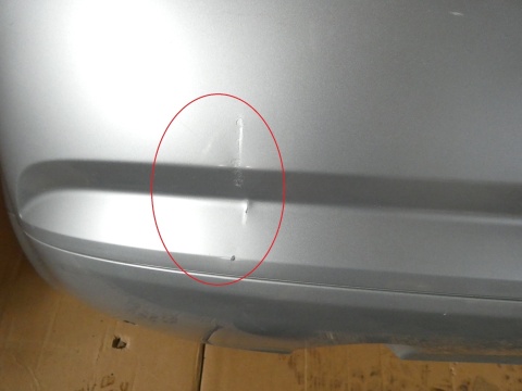 Zderzak tylny tył LY7W AUDI A3 8P HB 3D 03-05