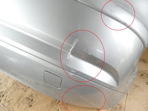 Zderzak tylny tył LY7W AUDI A3 8P HB 3D 03-05