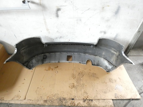 Zderzak tylny tył LY7W AUDI A3 8P HB 3D 03-05